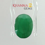 5.77/CT Natural Panna Stone with Govt. Lab Certificate-13108D53941